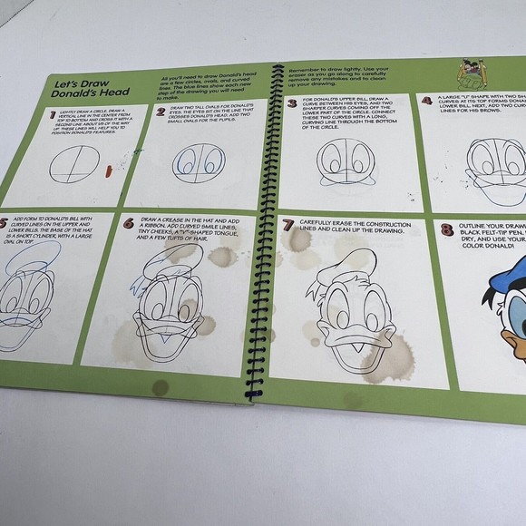 Learn to Draw Disney Donald Duck and Daisy Duck Walter Foster Paperback Book - Picture 4 of 5